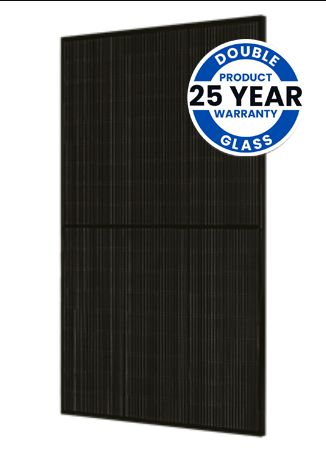 430W N-Typ Bifazial Doppelglas All Black mit MC4