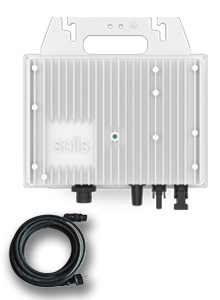 Solis Balkon Wechselrichter S6 Ultra Mini 800W  – Plug&Play durch SchuKo-Kabel